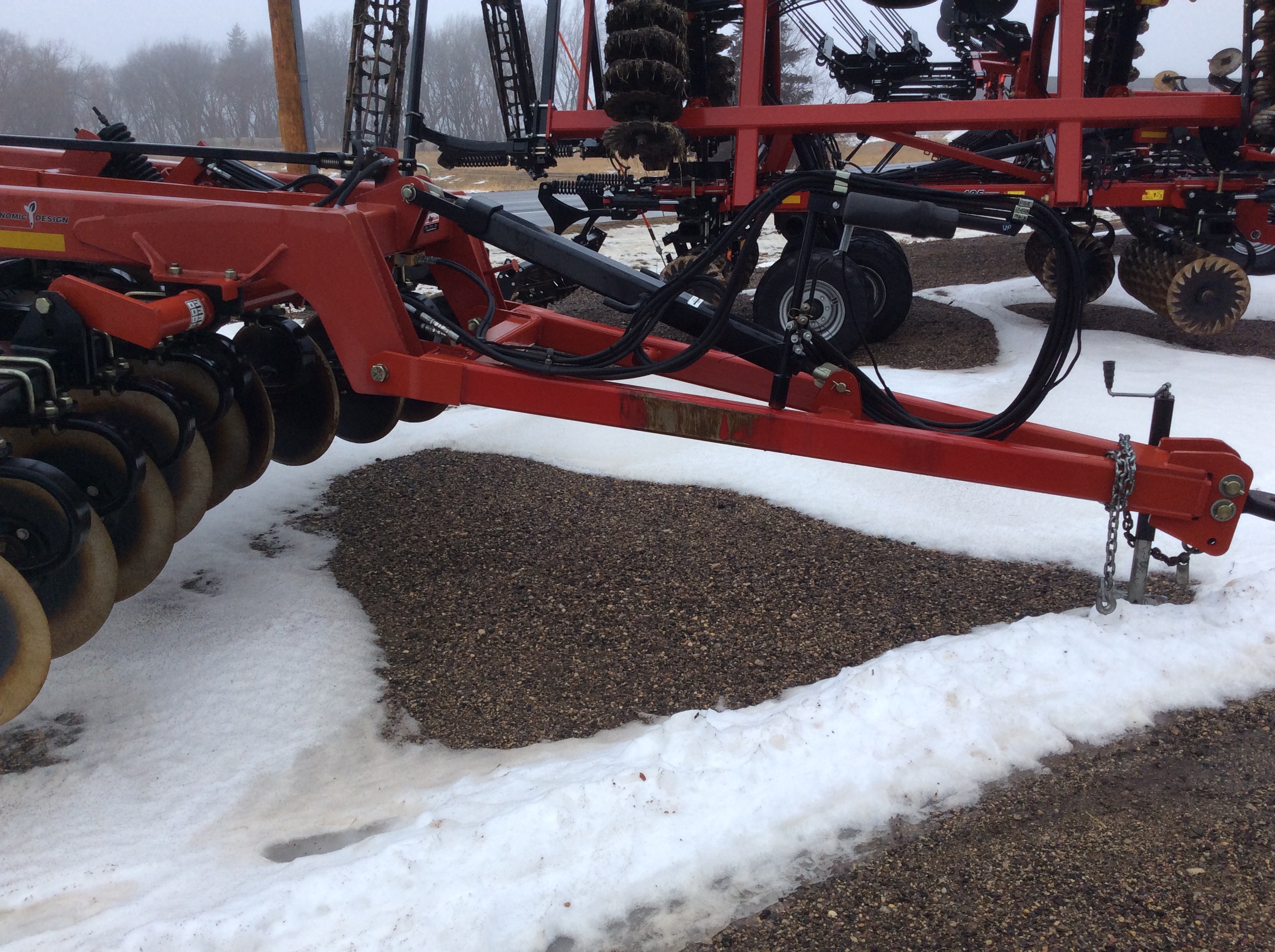 2014 Case IH ECOLO-TIGER 875:-Parabolic Shank-Spring Reset:-14 Deep Tillage