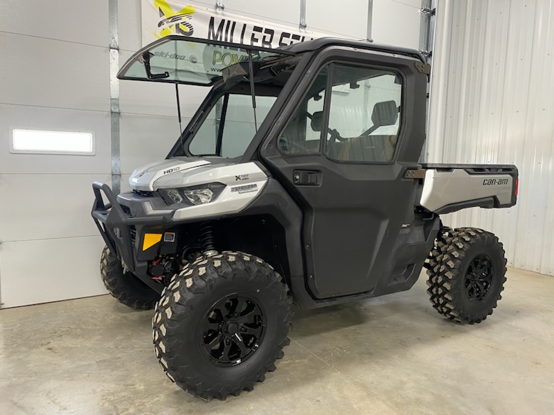 2021 Can-Am 2021 Defender Cab LTD HD10 Silver Utility Vehicle