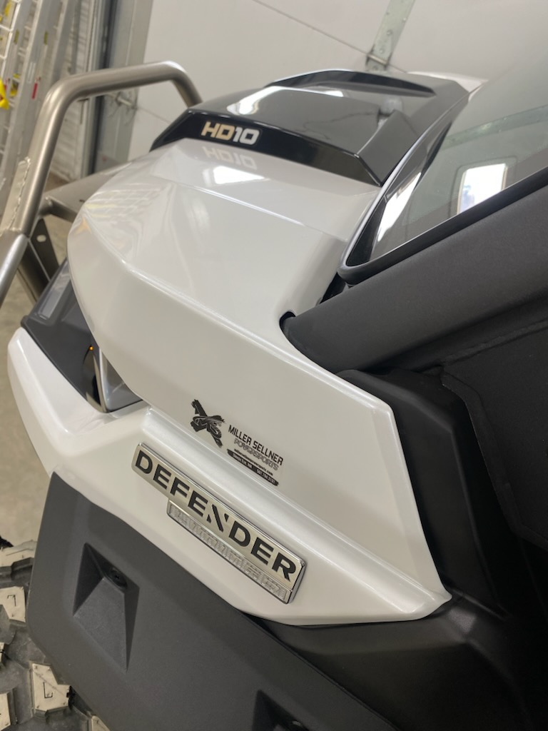 2025 Can-Am 2025 DEFENDER LTD CAB HD10 WHITE SKU # 8JSH Utility Vehicle