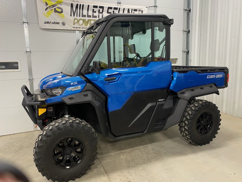 2024 Can-Am 2024 DEFENDER LTD CAB HD10 BLUE SKU # 8JRD Utility Vehicle