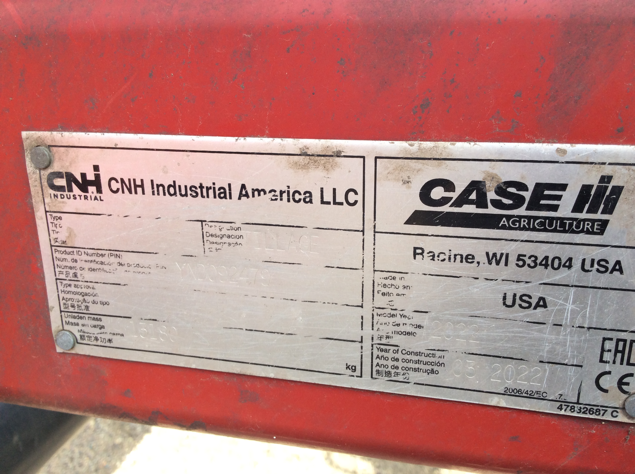 2022 Case IH ECOLO-TIGER 875 22'  w/HD Coil Tine Harrow Deep Tillage