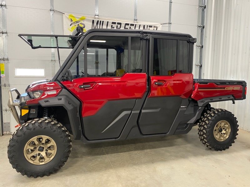 2025 Can-Am 2025 DEFENDER MAX LTD CAB HD10 RED SKU # 6MSB Utility Vehicle