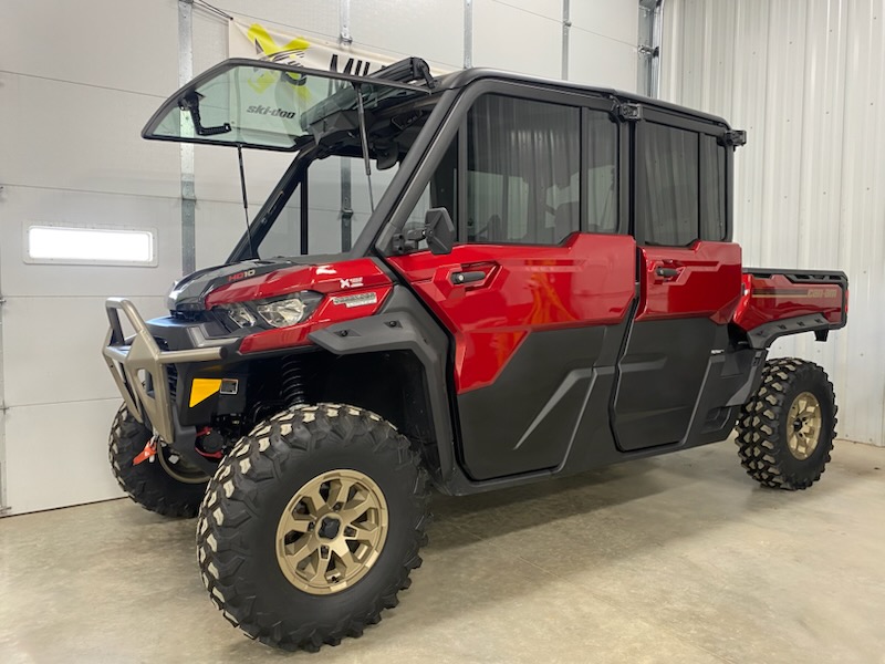 2025 Can-Am 2025 DEFENDER MAX LTD CAB HD10 RED SKU # 6MSB Utility Vehicle
