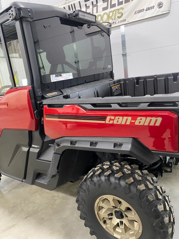2025 Can-Am 2025 DEFENDER LTD CAB HD10 RED SKU # 8JSM Utility Vehicle