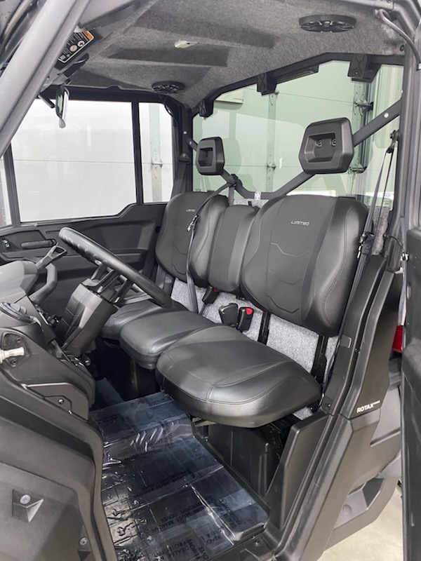 2025 Can-Am 2025 DEFENDER LTD CAB HD10 RED SKU # 8JSM Utility Vehicle