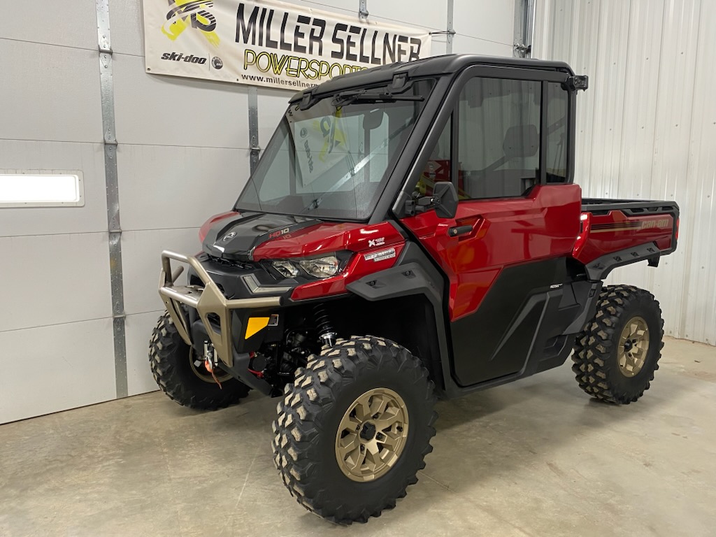 2025 Can-Am 2025 DEFENDER LTD CAB HD10 RED SKU # 8JSM Utility Vehicle