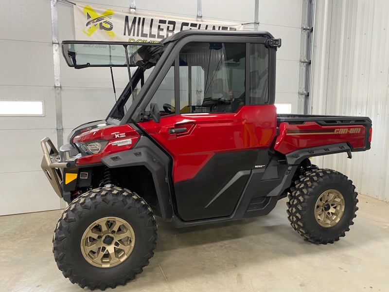 2025 Can-Am 2025 DEFENDER LTD CAB HD10 RED SKU # 8JSM Utility Vehicle