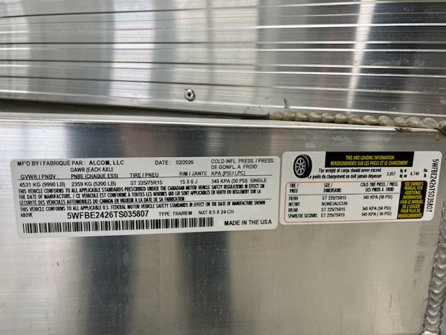 2026 Triton 2026 NXT 8.5' X 24' Enclosed Car Hauler Pewter Trailer/Cargo