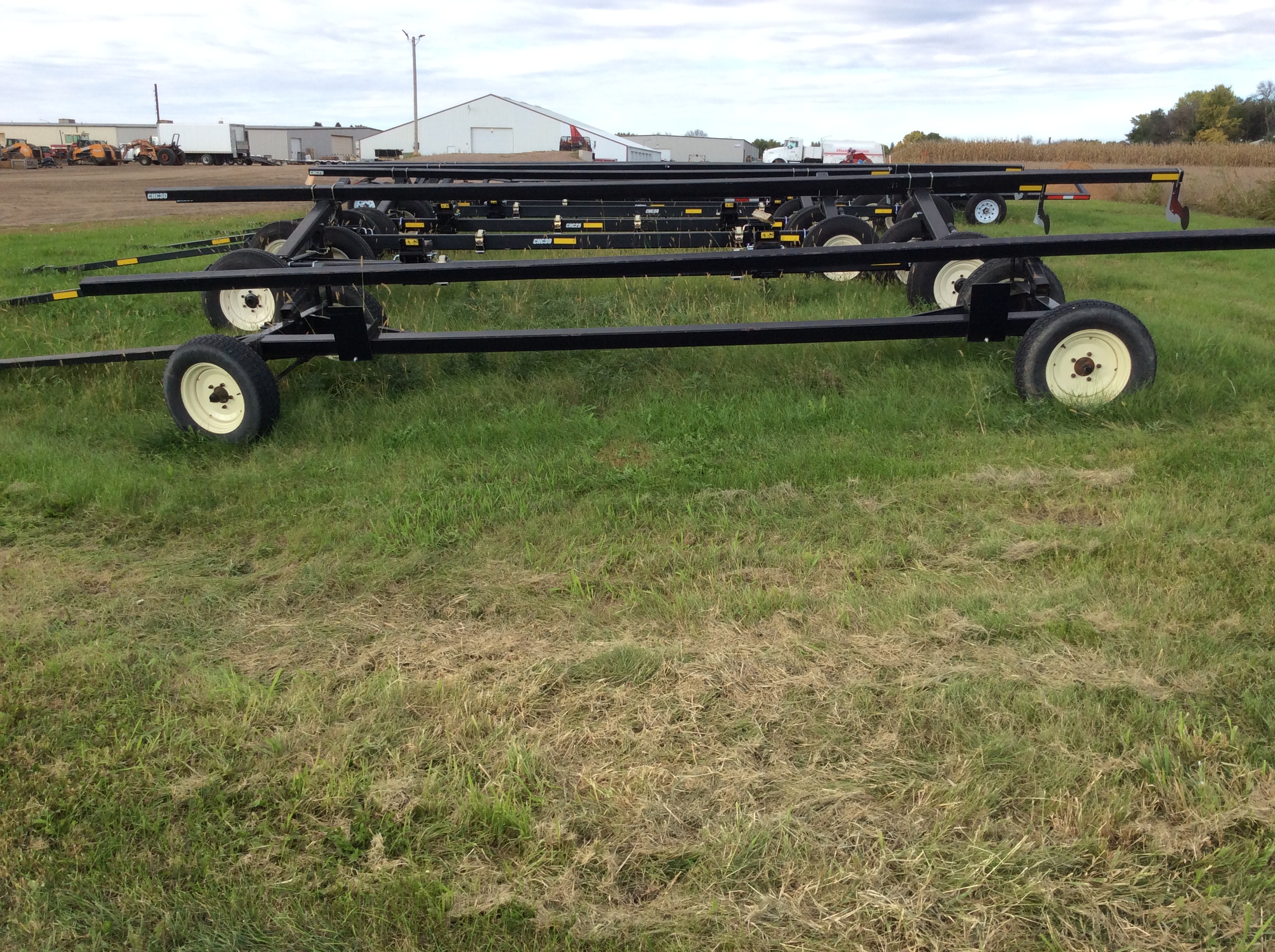 White 25' Header Trailer Header Transport