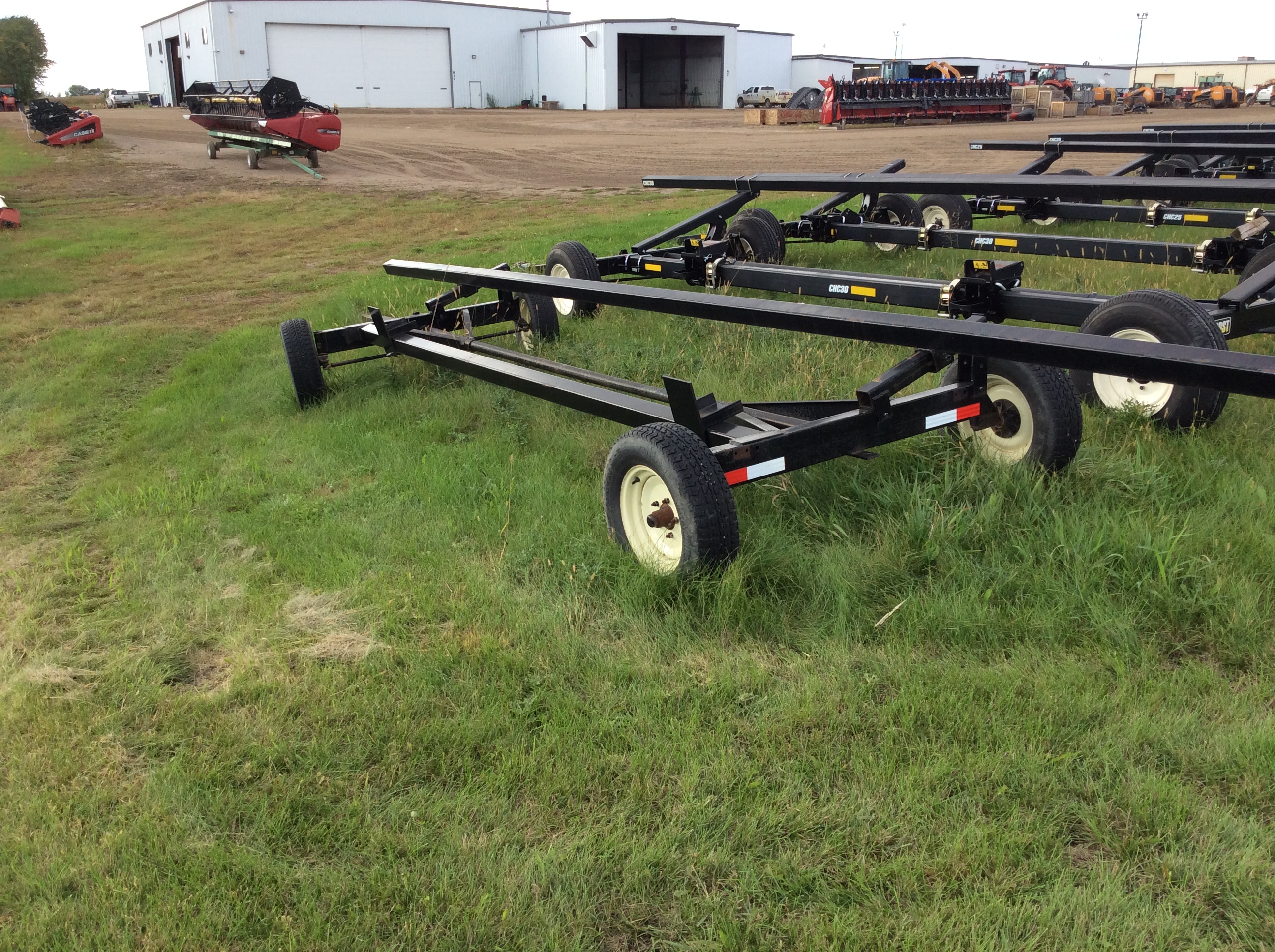 White 25' Header Trailer Header Transport