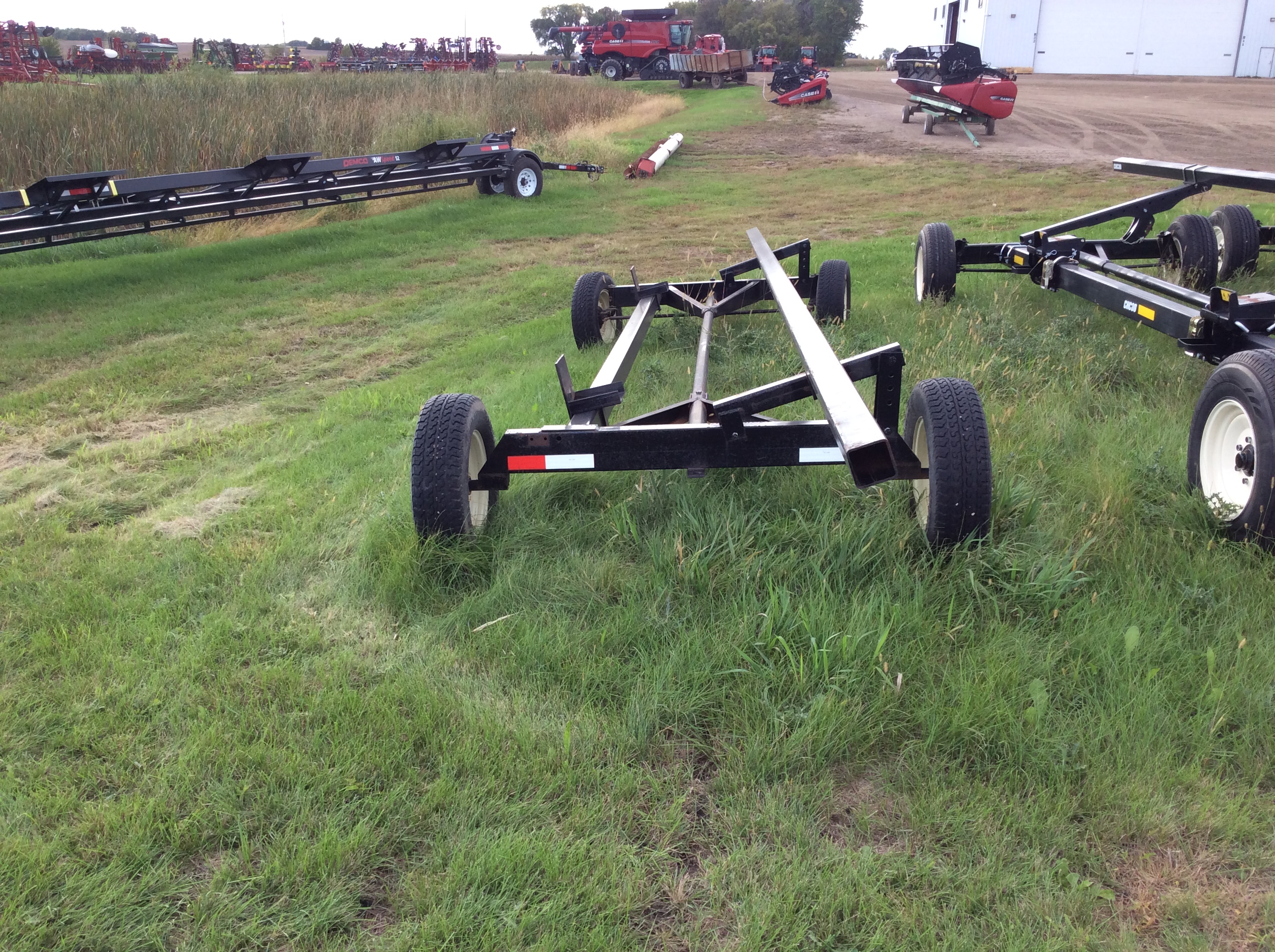 White 25' Header Trailer Header Transport