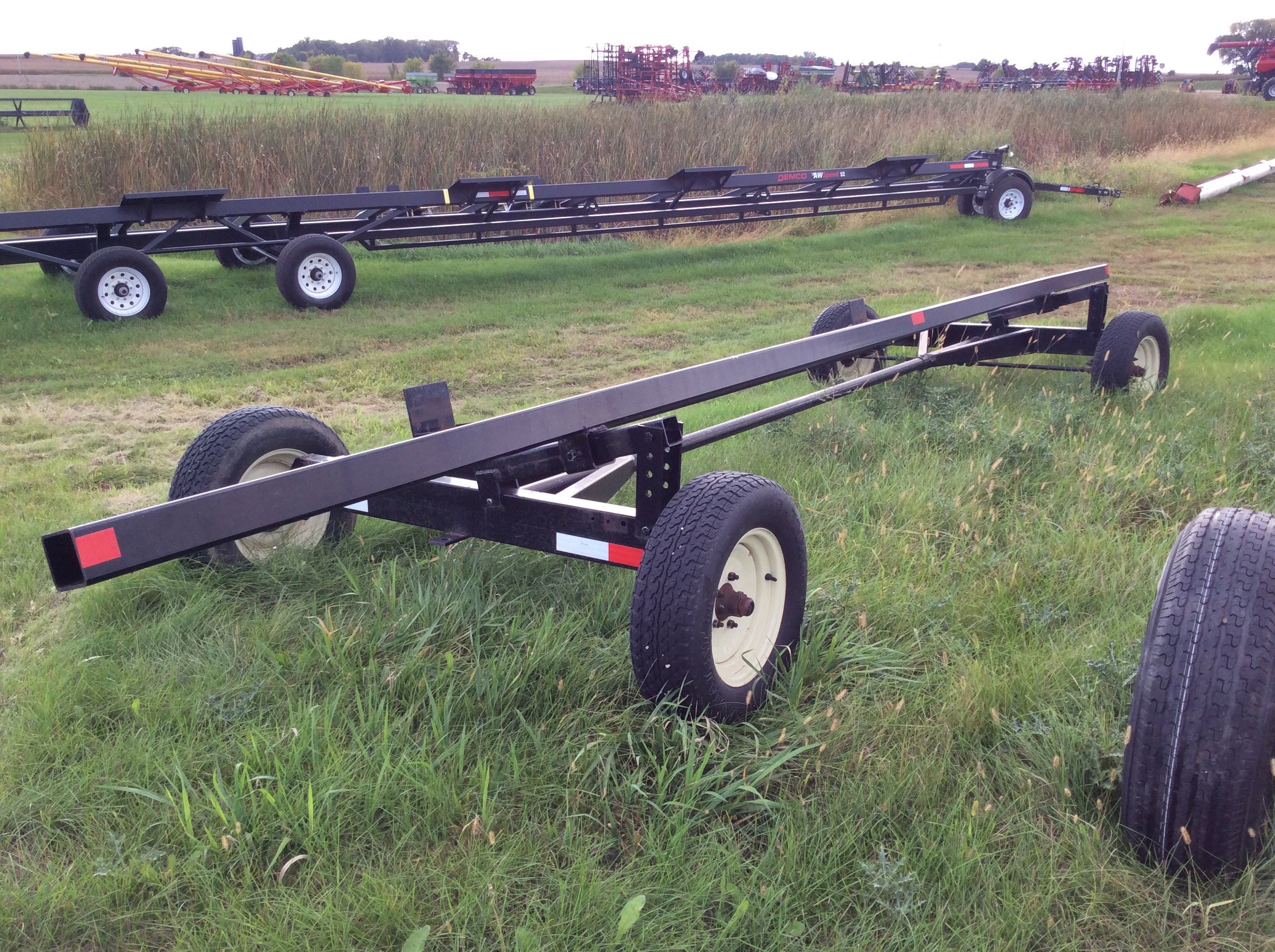 White 25' Header Trailer Header Transport