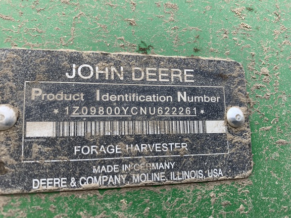 2022 John Deere 9800 Forage Harvester