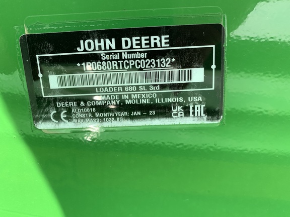 2023 John Deere 6195M Tractor