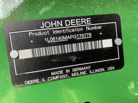 2023 John Deere 6140M Tractor