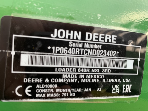 2023 John Deere 6140M Tractor