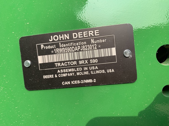 2023 John Deere 9RX 590 Tractor Rubber Track