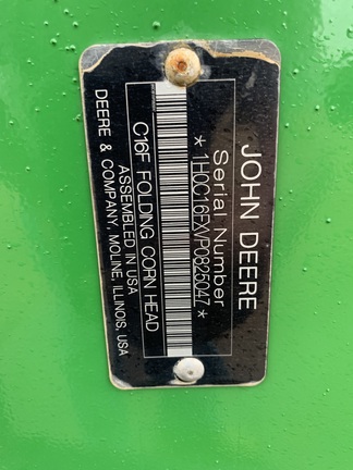 2023 John Deere C16F STALKMASTER Header Corn Head