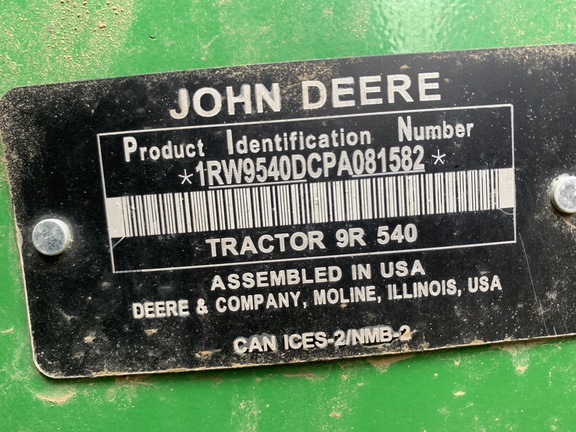 2023 John Deere 9R 540 Tractor 4WD