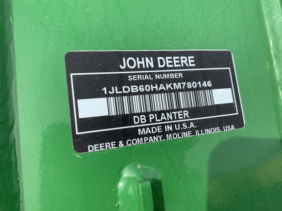 2019 John Deere DB60 Planter