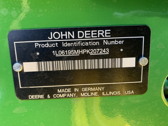 2023 John Deere 6195M Tractor