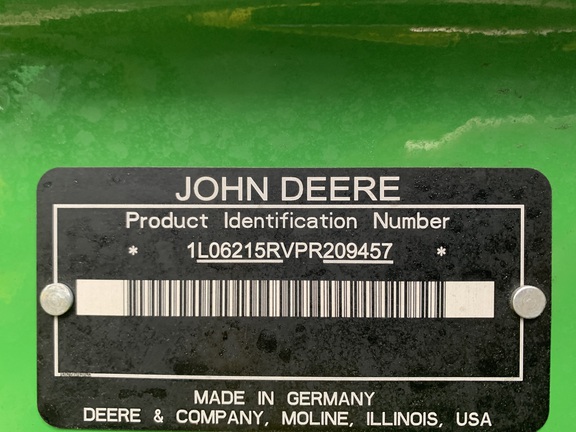 2024 John Deere 6R 215 Tractor