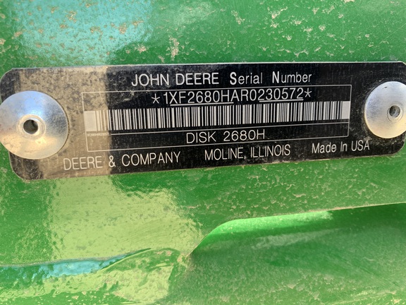 2024 John Deere 2680H Disk