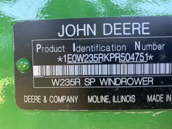 2024 John Deere W235R Windrower