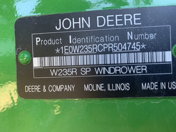 2024 John Deere W235R Windrower