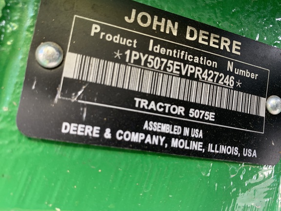 2023 John Deere 5075E Tractor