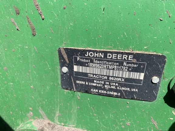 2021 John Deere 9620RX Tractor Rubber Track