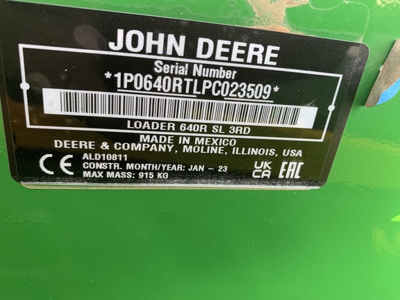 2023 John Deere 6140M Tractor