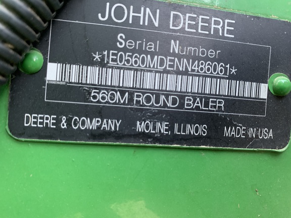 2022 John Deere 560M Baler/Round