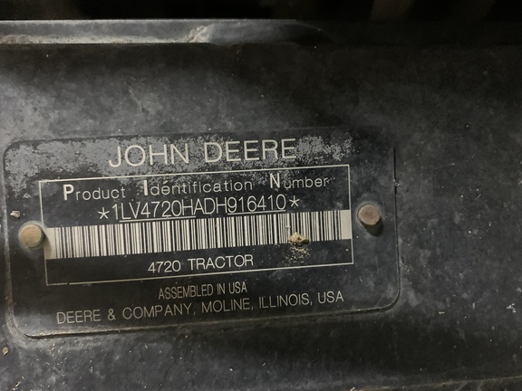 2013 John Deere 4720 Tractor Compact