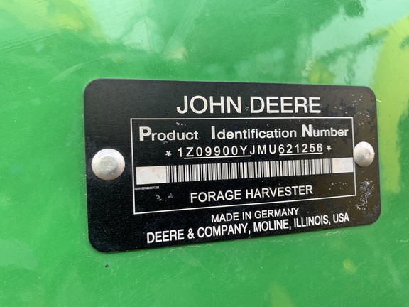 2021 John Deere 9900 Forage Harvester