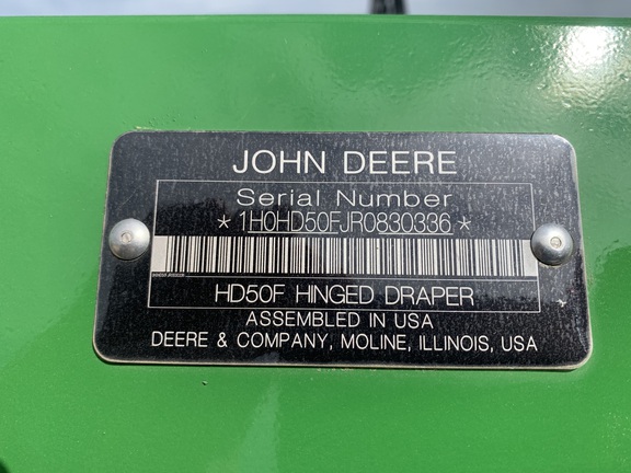 2024 John Deere HD50F Header Combine