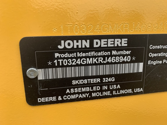 2024 John Deere 324G Skid Steer Loader