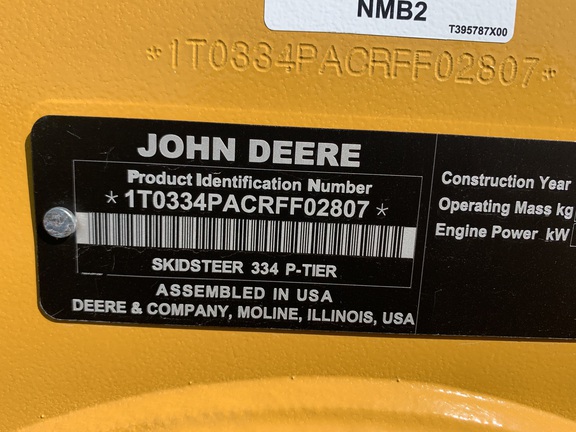 2024 John Deere 334 P Skid Steer Loader