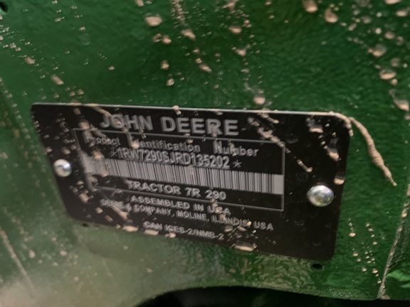 2024 John Deere 7R 290 Tractor