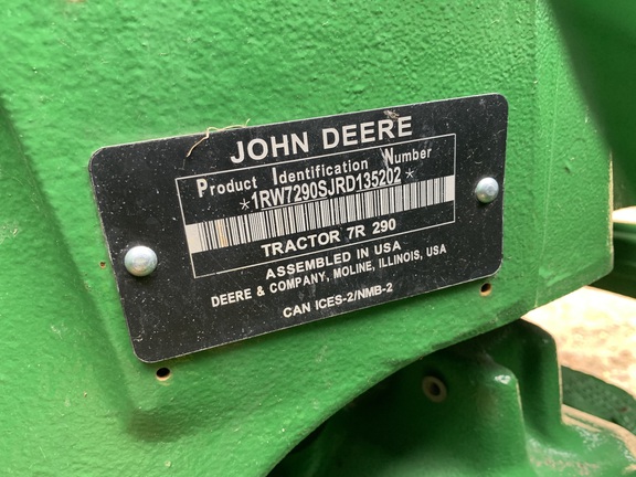 2024 John Deere 7R 290 Tractor
