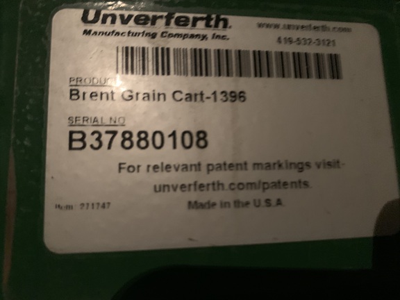 2019 Brent 1396 Grain Cart