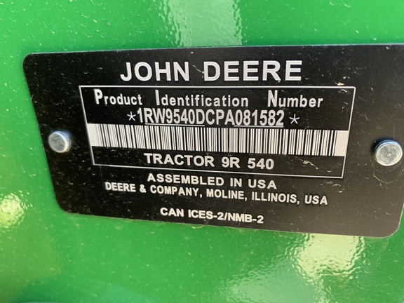 2023 John Deere 9R 540 Tractor 4WD