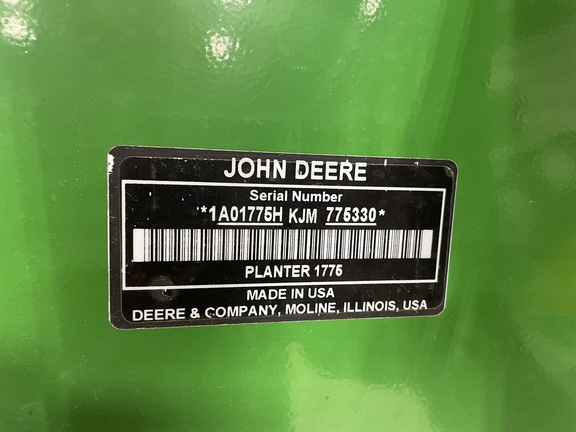 2018 John Deere 1775NT Planter