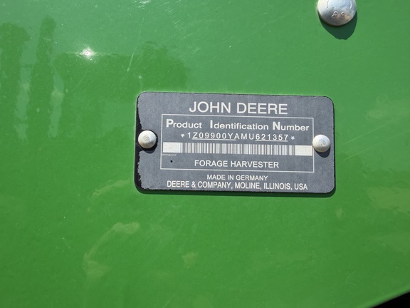 2021 John Deere 9900 Forage Harvester