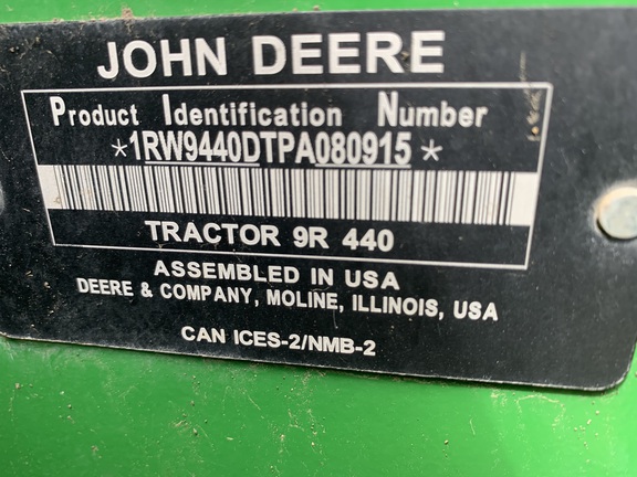 2023 John Deere 9R 440 Tractor 4WD