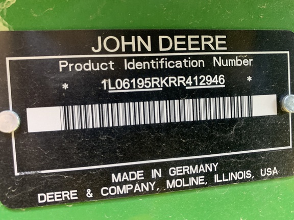 2024 John Deere 6R 195 Tractor