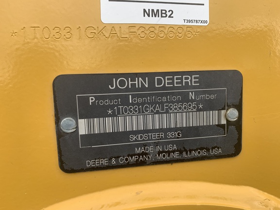 2020 John Deere 331G Compact Track Loader