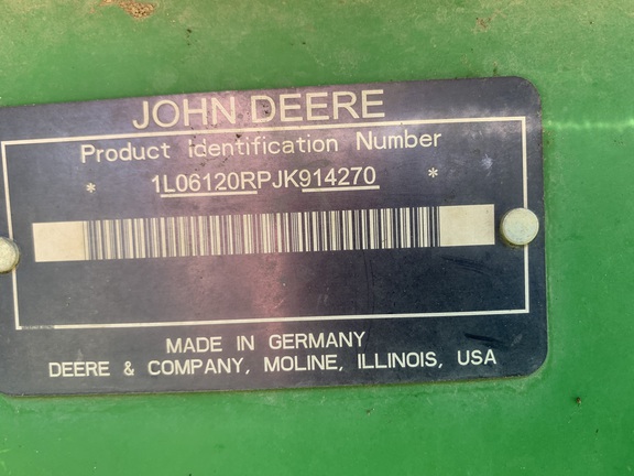 2018 John Deere 6120R Tractor