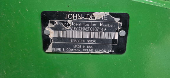 2014 John Deere 9510R Tractor 4WD