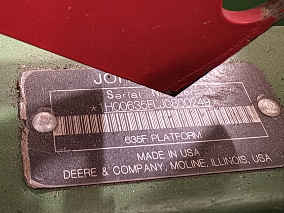 2018 John Deere 635F Header Combine